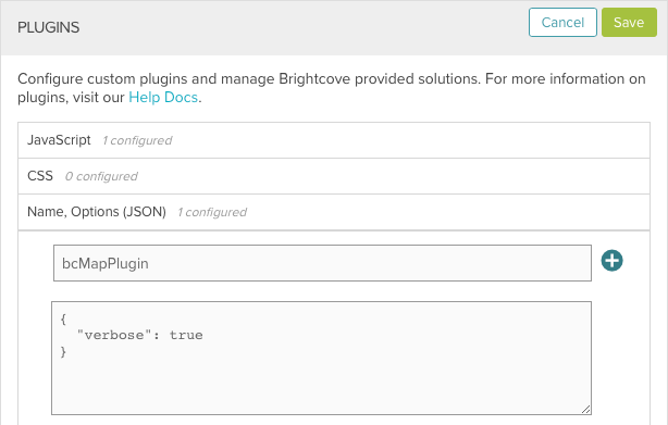 Plugin konfigurieren