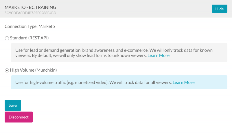 Marketo Integration Typ