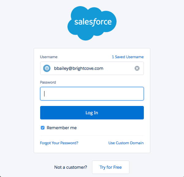 Salesforce-Anmeldung
